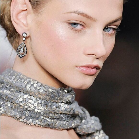 Ralph Lauren * Runway Collection Metallic Beaded Scarf - Picture 14 of 16